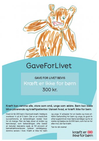 Gave for livet - børn, unge og kræft